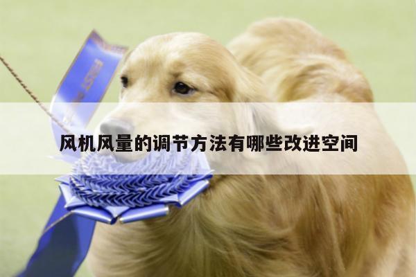 风机风量的调节方法有哪些改进空间